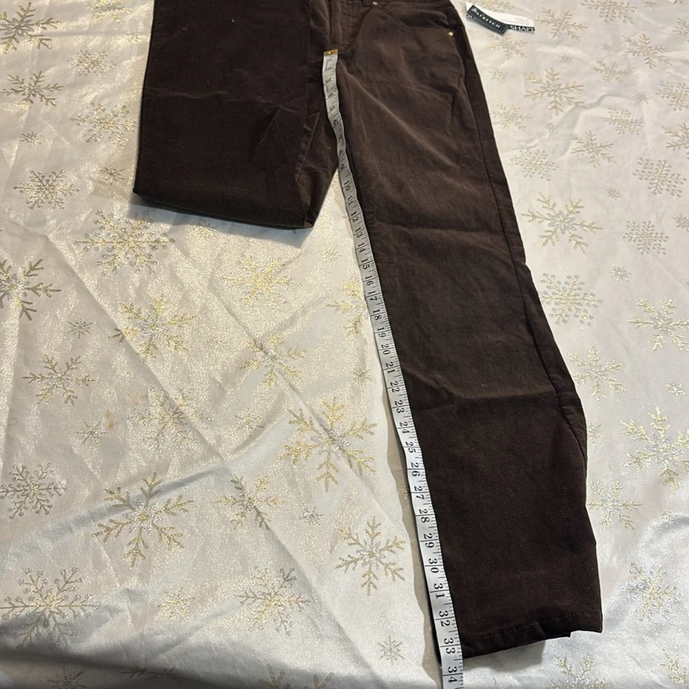 Jones New York Dark Brown Straight Leg Pants